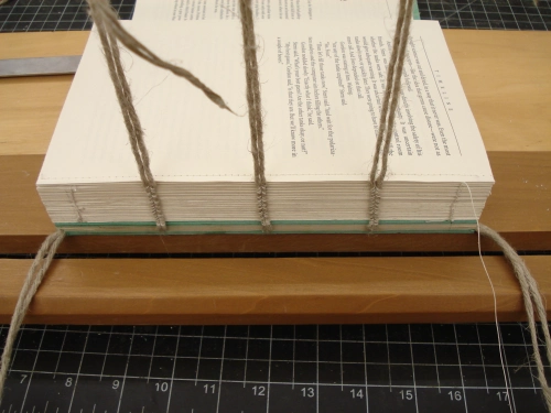 07. Attaching the Mull, Creating and Fixing the Boards - iBookBinding -  Bookbinding Tutorials & Resources