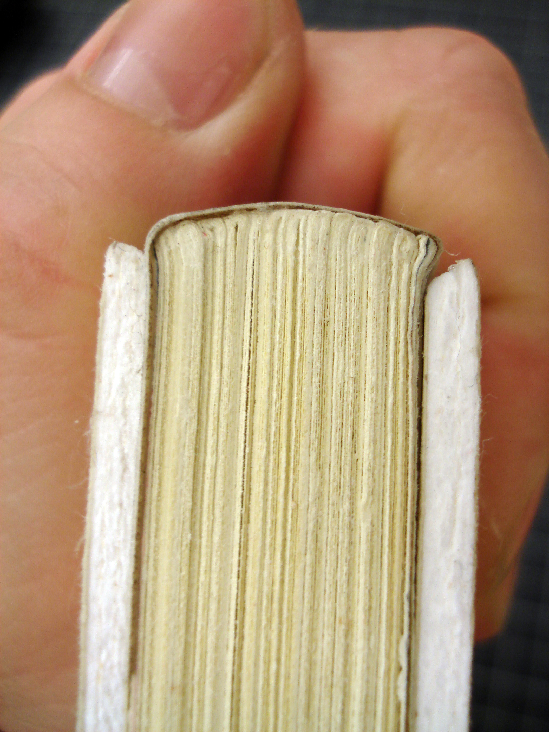 Wooden Book Board Lacing Exposed – Peachey Conservation